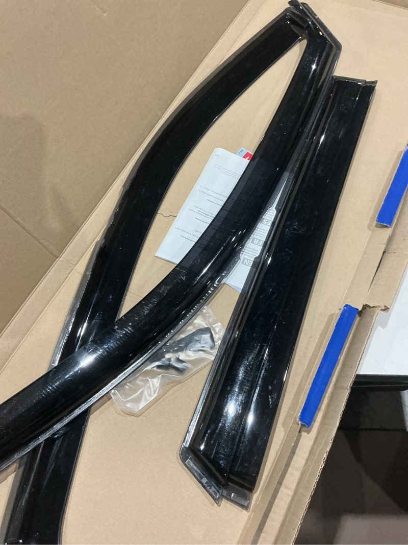 Condition photo showing As Is for incomplet ))))goodyear in-channel window deflectors shatterproof for mazda cx-5 17-23, 4 pc.