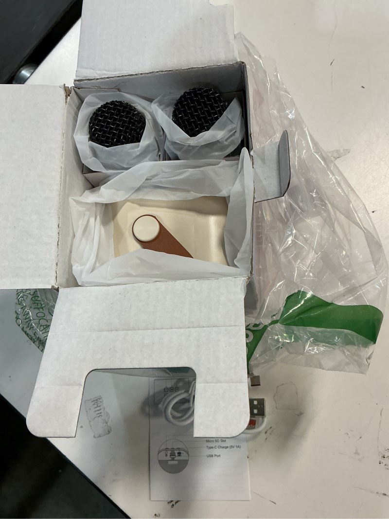 Condition photo showing Good Condition for Karaoke Machine for Kids Adults, Portable Bluetooth Mini Karaoke Microphone Singing Speaker with 2 Mic and Light,Toys for All Smartphones,Birthday, Family,Home Party (Pink)