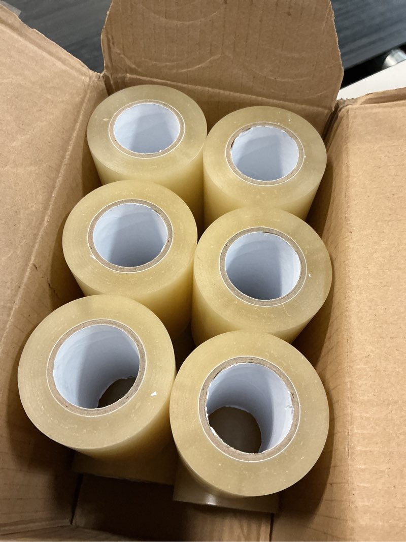 Condition photo showing New/Like New for 10 pcs wrestling mat tape, mat tape for wrestling 4" x 66ft clear pvc tape, wrestling gymnastics floor mat tape transparent