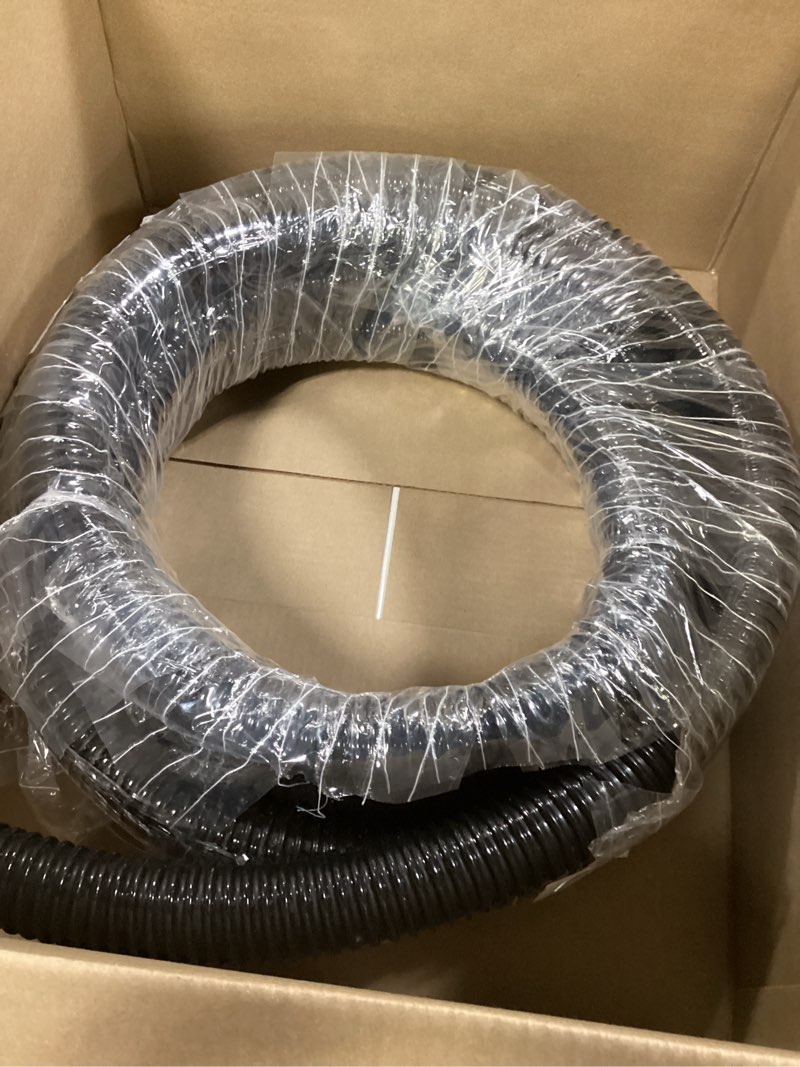 Condition photo showing Good Condition for pond tubing,1-1/2 inch pvc flexible pond hose, black corrugated waterfall sump pump hose,drainage pipe, kinkproof for garden ponds, 1-1/2"x25ft 1-1/2" id 25 ft