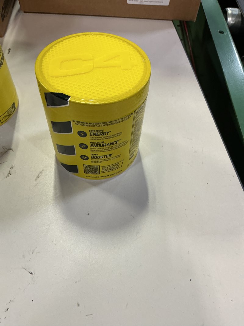 Condition photo showing New/Like New for (BB:10/2025)Cellucor C4 Original Pre Workout Powder ICY Blue Razz | Vitamin C for Immune Support | Sugar Free Preworkout Energy for Men & Women | 150mg Caffeine + Beta Alanine + Creatine | 30 Servings Icy Blue Razz 5.8 Ounce (Pack of 1)