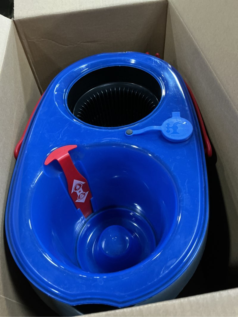 Condition photo showing As Is for O-Cedar RinseClean Spin Mop & Bucket System + 1 Extra Mop Head | Clean with Clean Water | Removes 99% of Bacteria Rinseclean Spin Mop & Bucket + 1 Extra Refill Cleaning System