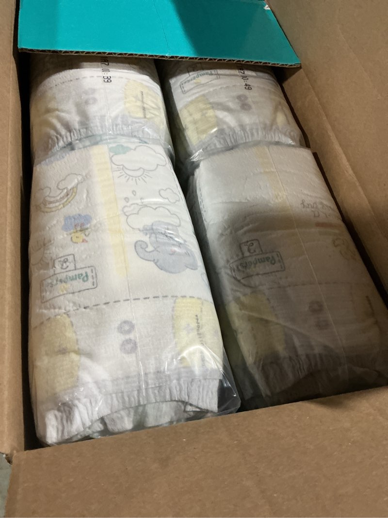 Condition photo showing Good Condition for pampers swaddlers diapers, size 2 (10-22 lbs), 148 count, absorbent, keeps baby dry and comfortable, skin safe disposable baby diaper size 2 148