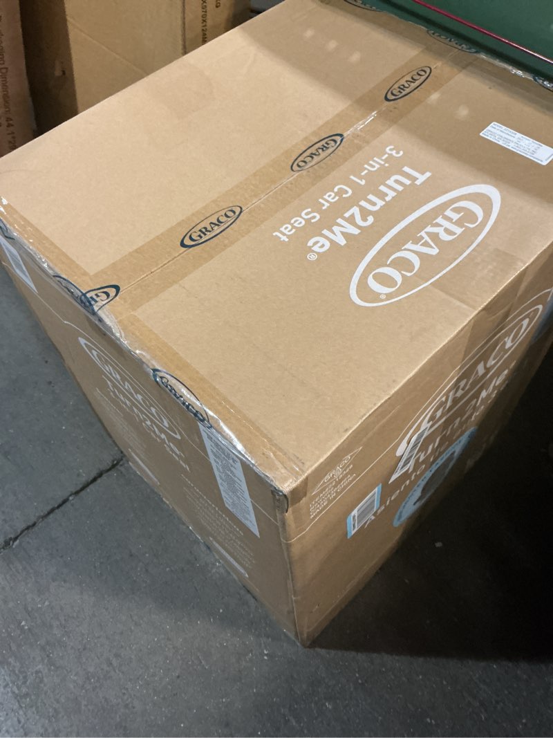 Condition photo showing New/Like New for Graco Turn2Me 3-in-1 Rotating Convertible Car Seat, Manchester, Featuring Headrest and Harness Adjust, Easy Installation and Steel Reinforced Frame