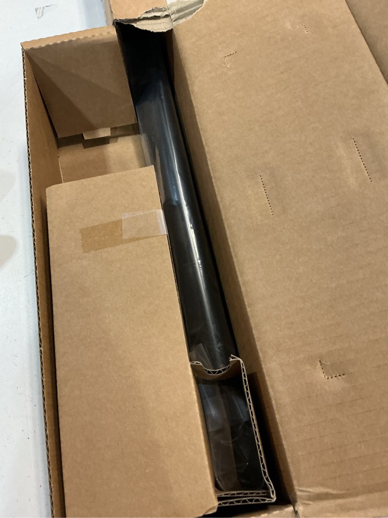 Condition photo showing Good Condition for ivilon drapery treatment window curtain rod - square design 1 1/8 rod. 28 to 48 inch. black 28 to 48 in.