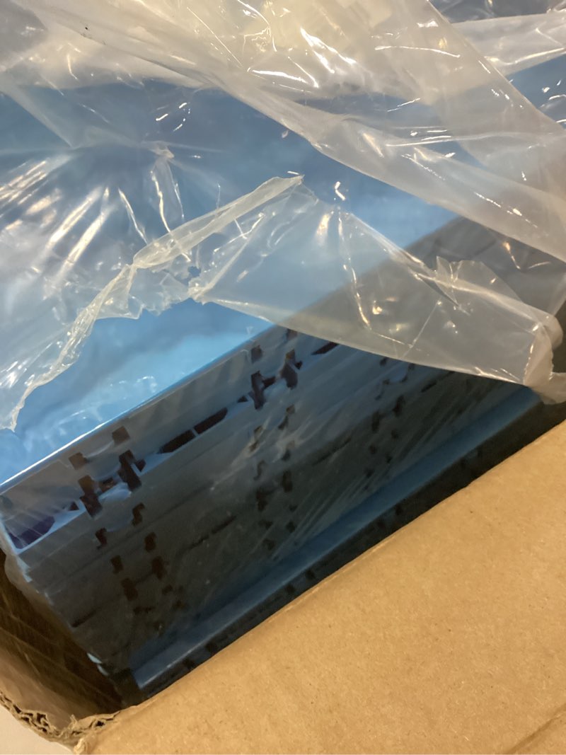 Condition photo showing New/Like New for Fabbay Dryland Synthetic Ice Tiles for Hockey Floor Mat 12 x 12 Squares Hockey Training Equipment Board for Shooting Outdoor Blue 30