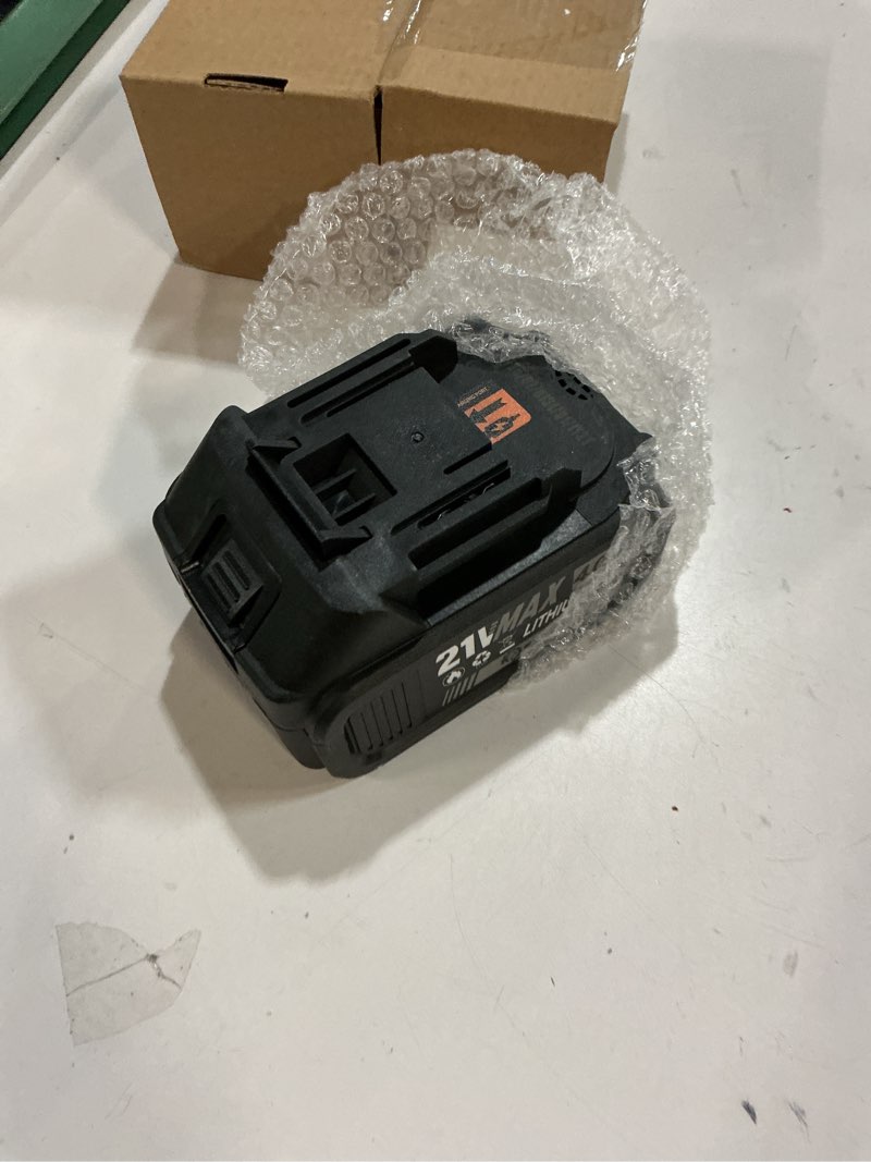 Condition photo showing Good Condition for Saker 21V MAX 4.0Ah Lithium Ion Battery 1-Pack-Only One Battery-Suitable Cordless Leaf Blower Garden Tiller