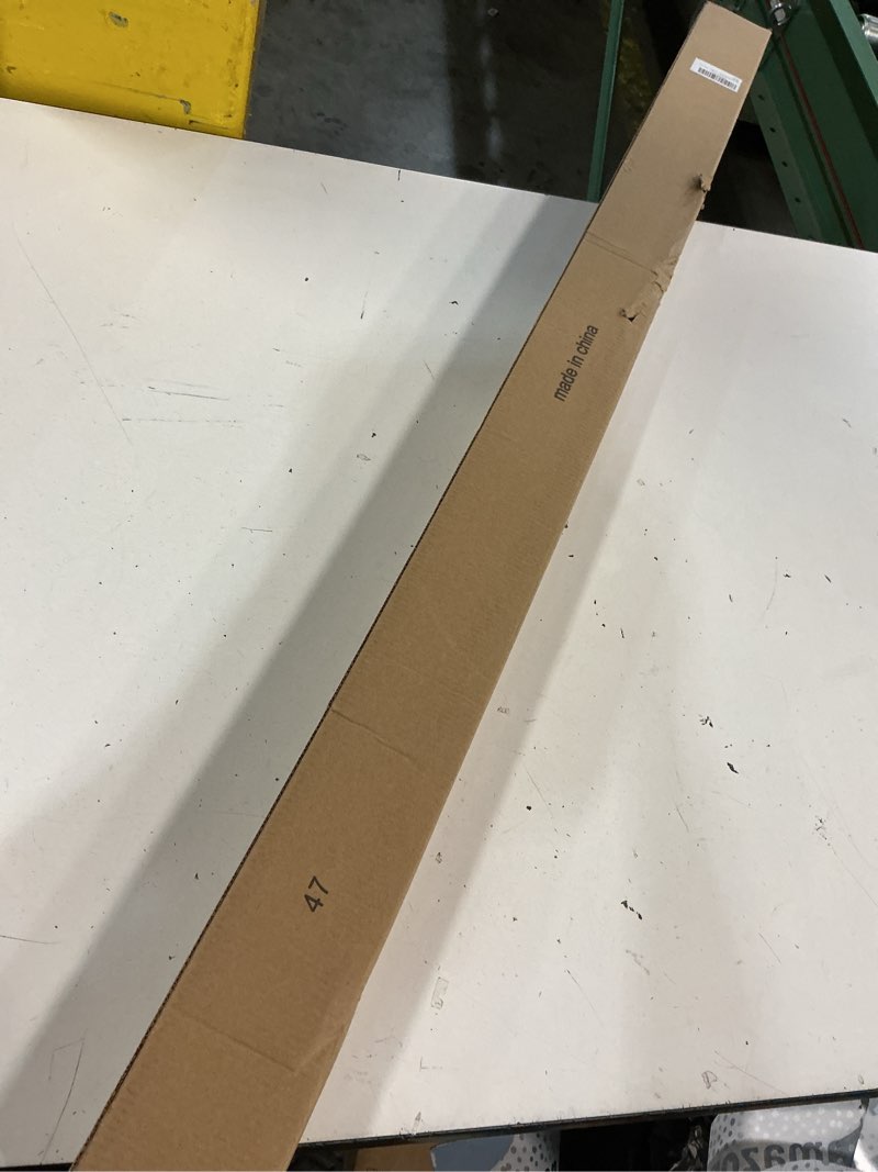 Condition photo showing New/Like New for chrisdowa cordless blackout roller shades for windows, striped free-stop window blinds with privacy, thermal insulated window shades for home, office and door. white, 47" w x 72" h 47"w x 72"h white