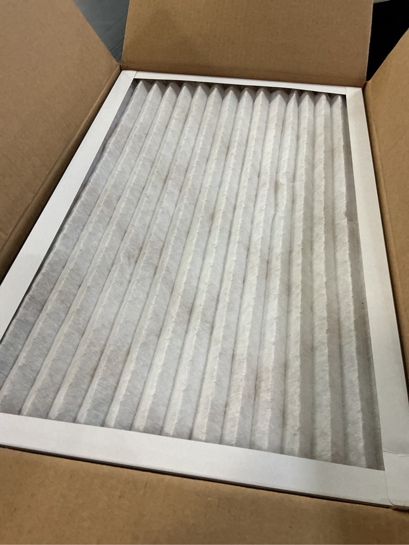 Condition photo showing Good Condition for amazon basics merv 5 ac furnace air filter, 16x25x1 inches, 6-pack (actual size: 15.75" x 24.75" x 0.75")