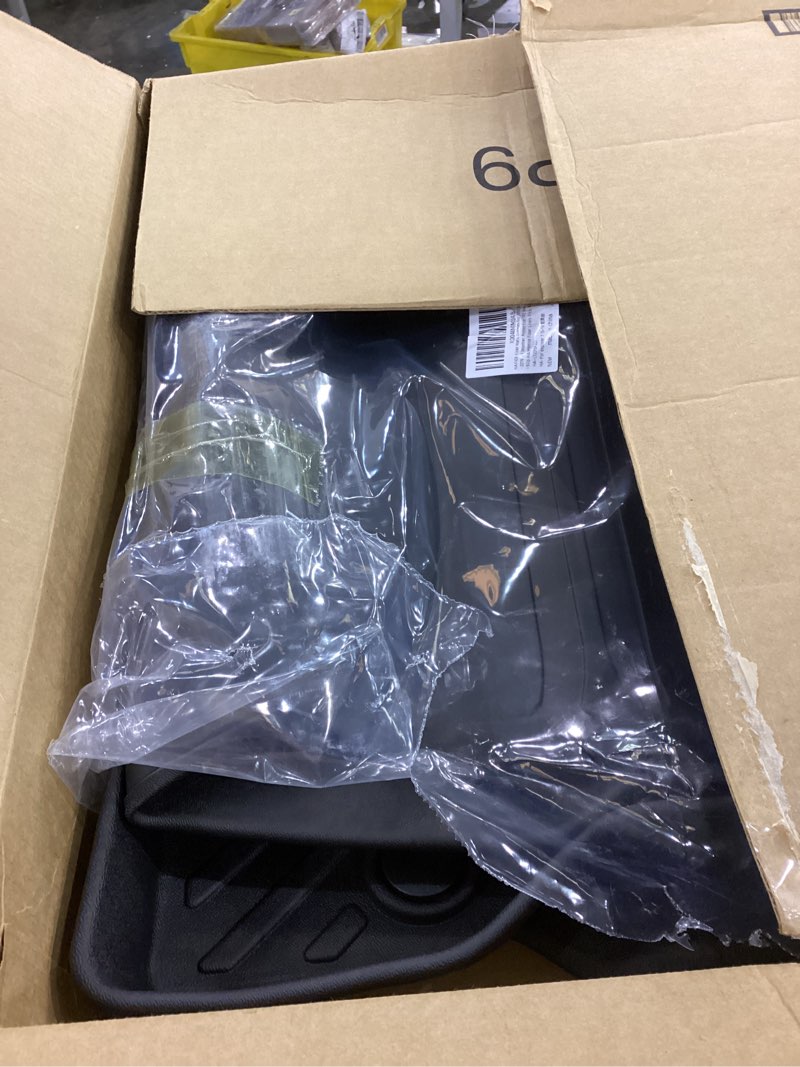 Condition photo showing As Is for Floor Mats & Cargo Liner Custom for 2015-2020 Chevy Suburban/GMC Yukon XL (with 2nd Row Bench Seat) All Weather Protection TPE Floor Liners 1st& 2nd& 3rd Row Full Set Accessories-Black 8) For Suburban/Yukon XL 2015-2020 Set