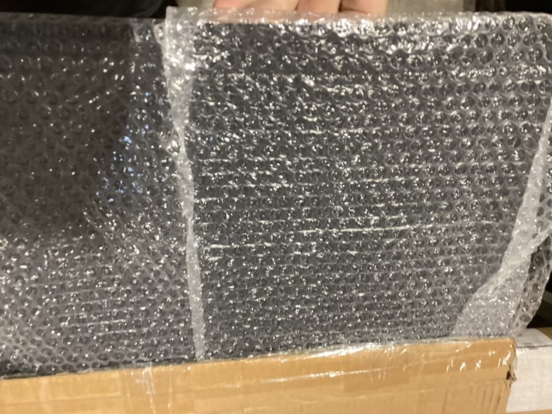 Condition photo showing As Is for Wesiti Large Acrylic Cutting Board with Lip Non Slip 30 x 20 Inch Black Cutting Board Chopping Acrylic Countertop Protector Cover Shatter Resistant for Home Restaurant Kitchen Sink Stove 30"L x 20"W Black