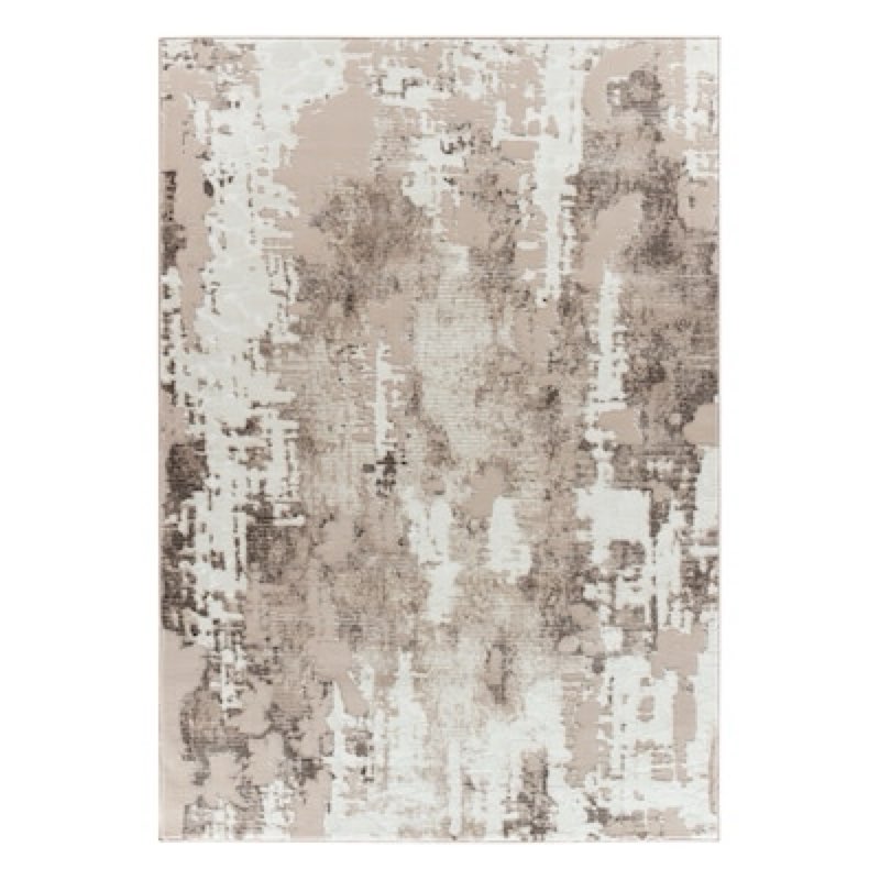 MDA Rugs Petra 5 X 7 (ft) Vison/Beige Rectangular Indoor Abstract Area rug