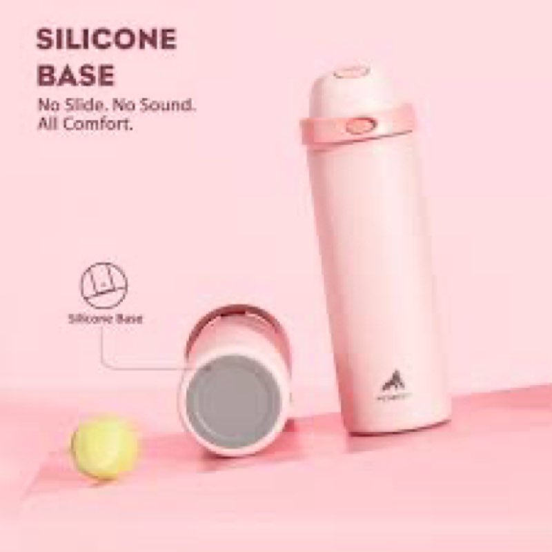 POWCAN 24 oz Insulated Water Bottle for Sports: 2-in-1 Lid with Push-Button Spout & Quick-Flip Straw