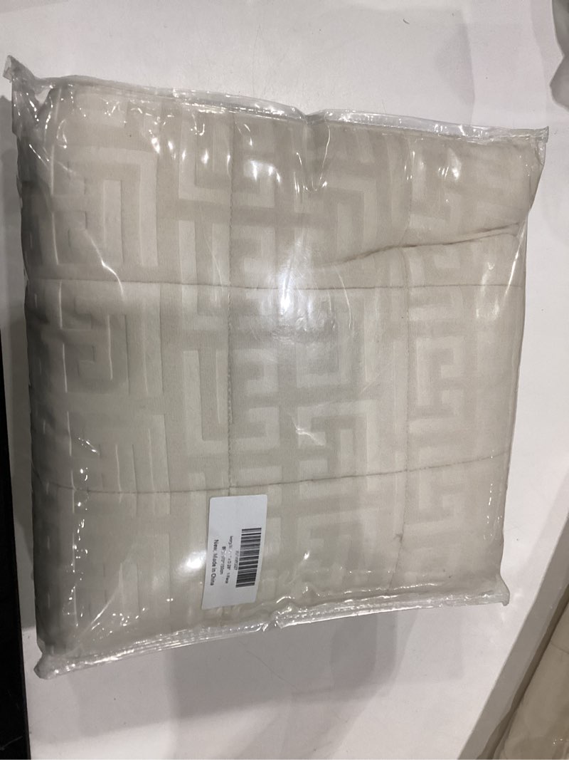 Condition photo showing New/Like New for paw cart couch cover caravan quilted sofa topper greek key pattern washable non slip soft pet protector for any type of couch (ivory,w 59“ x d 28” 1 piece) ivory w 59“ x d 28” 1 piece
