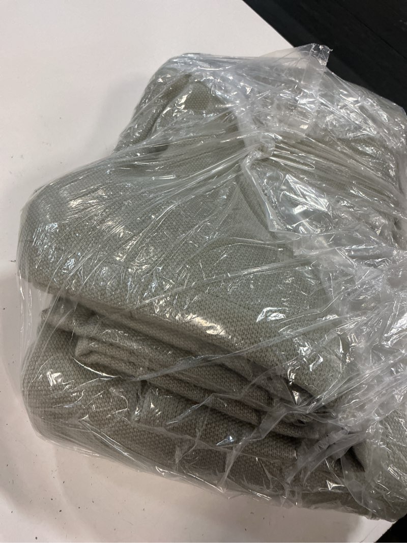 Condition photo showing Good Condition for luxury organic cotton bed blanket, full/queen, dried sage