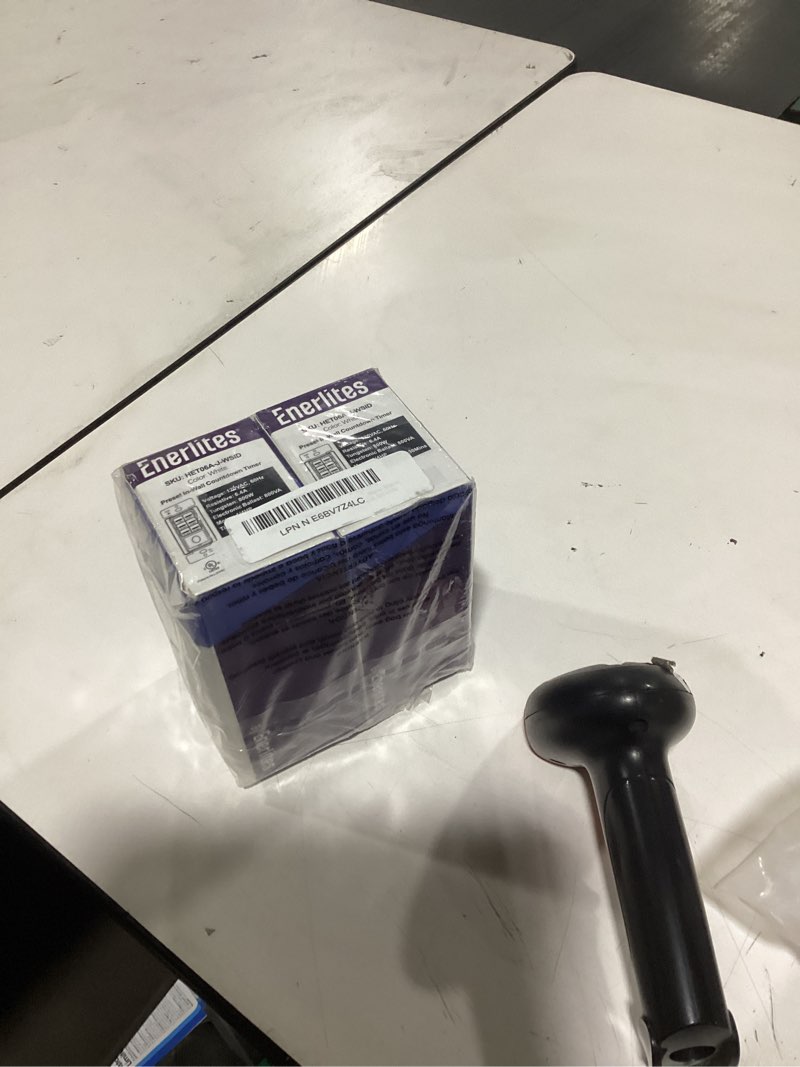 Condition photo showing New/Like New for enerlites 30-minute no neutral countdown timer switch, for bathroom fans, heaters, lights, 1-5-10-15-20-30 min, 120vac 800w, ul listed, het06a-j-w, white, 2 pack 30 min white 2 pack