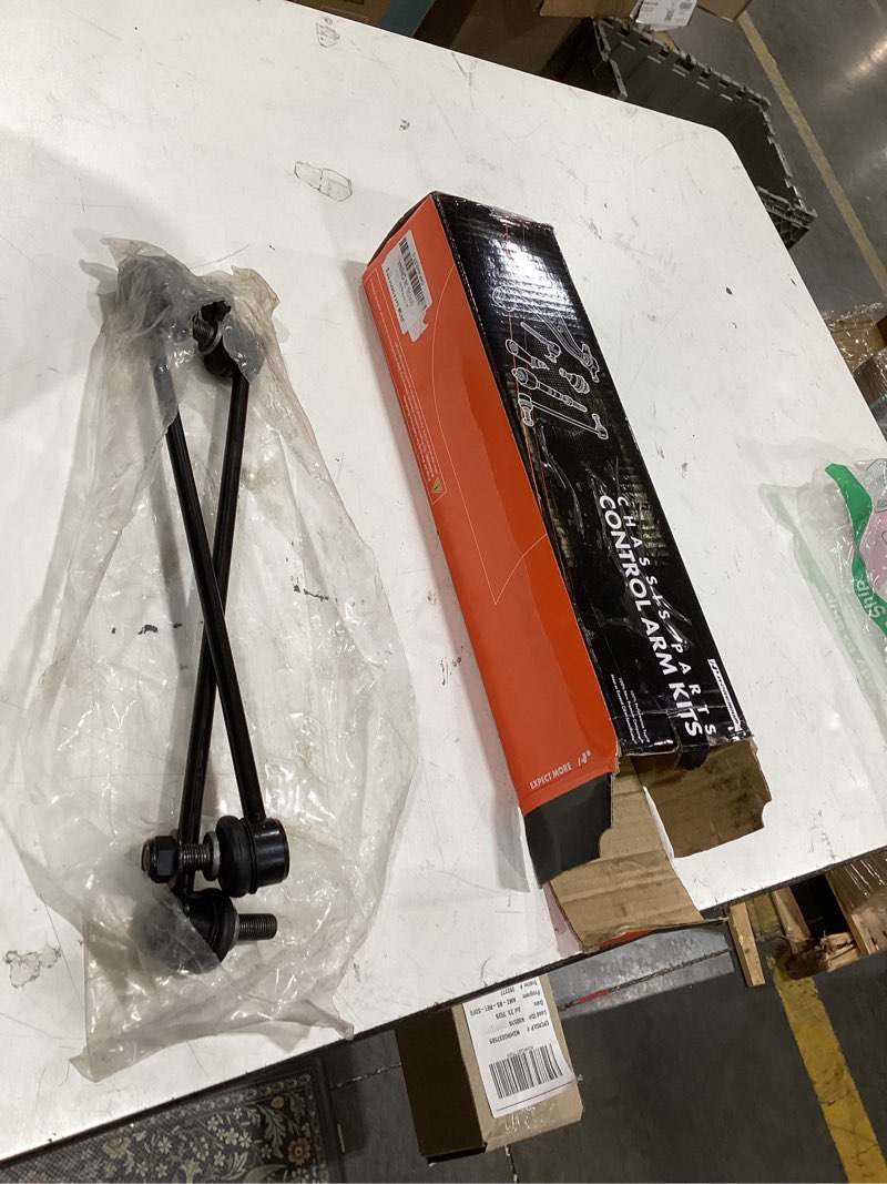 Condition photo showing As Is for metrix premium chassis parts control arm & sway bar end link kit fits ford | taurus fwd 08-09, mercury sable fwd, front lower, 4 pc, replacement rk620215 & rk620214 & k750019 & k750048 97636mt