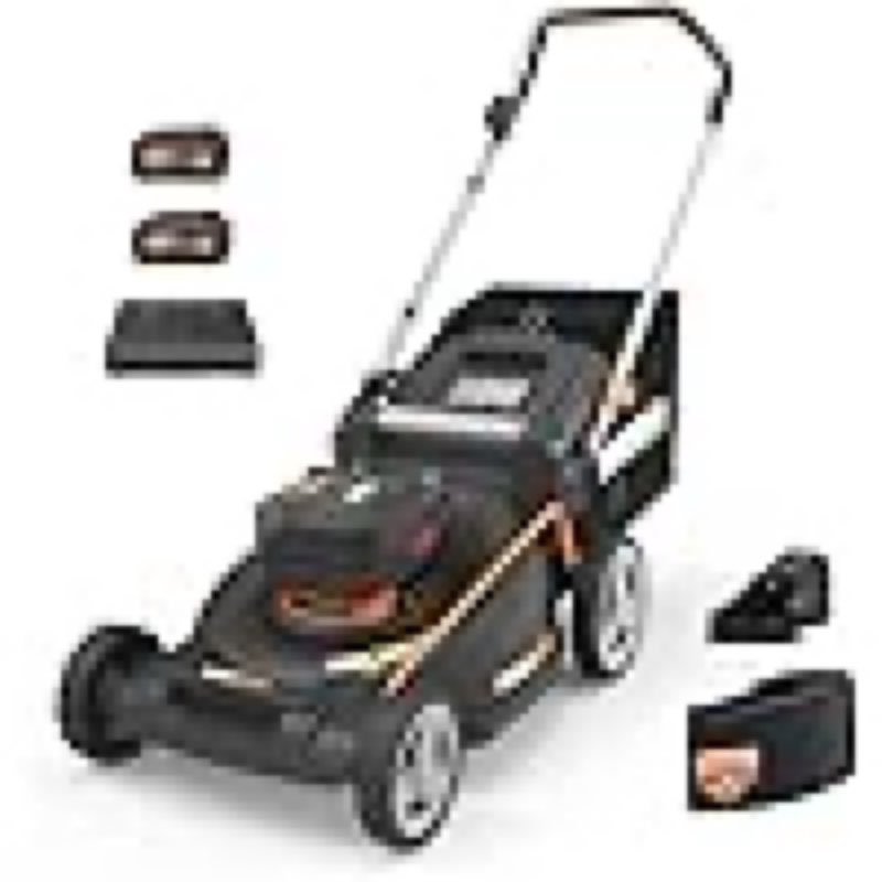 worx nitro cordless lawn mower electric