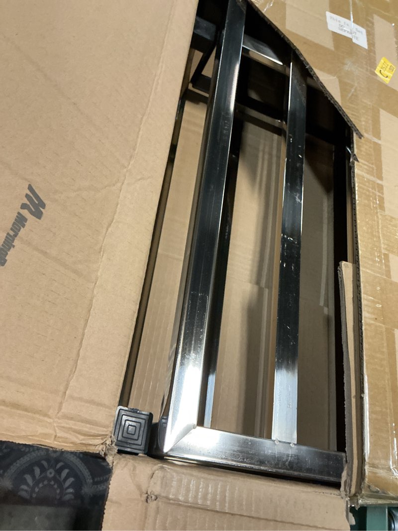 Condition photo showing New/Like New for morningro 2 pack dunnage rack 39.37" long x 15.75" wide, 3.9" height stainless steel dunnage rack 1800 lbs capacity storage commercial food service storage in restaurant kitchens shop 2 39.37" long x 15.75" wide