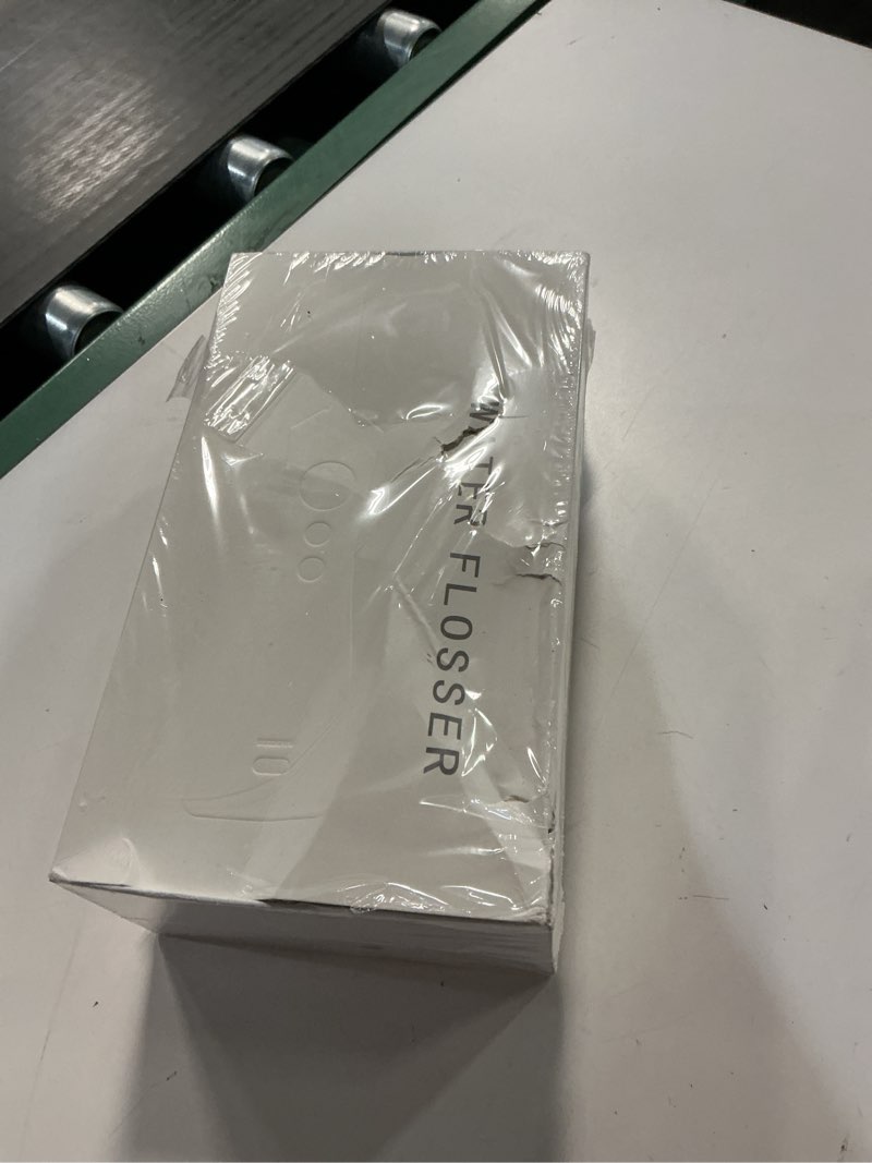 Condition photo showing New/Like New for Water Dental Flosser for Teeth, Portable Cordless Water Flosser with 300ML Rechargeable with Type-C, IPX7 Waterproof Water Flossers for Adults with 3 Intensity Modes and 3 Flossing Tips Bordeaux