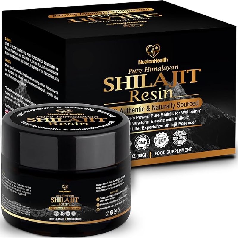 (Exp: 05/25/2026) Pure Himalayan Shilajit Resin - Authentic Gold Grade 30G Supplement for Men & Women - 85+ Trace Minerals and Rich in Fulvic & Humic Acid - 3rd Party Lab Tested Original Natural Shilajit