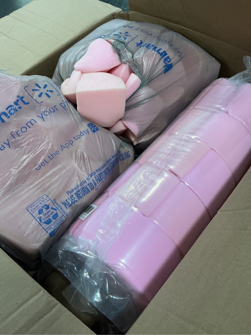 Condition photo showing Good Condition for 100PCS 3 Inch Soft Foam Blocks - Educational Toys for Toddlers, Colorful Stacking & Sorting Cubes, Building Blocks for Preschool Classrooms, Daycare Sensory Play (Pink)