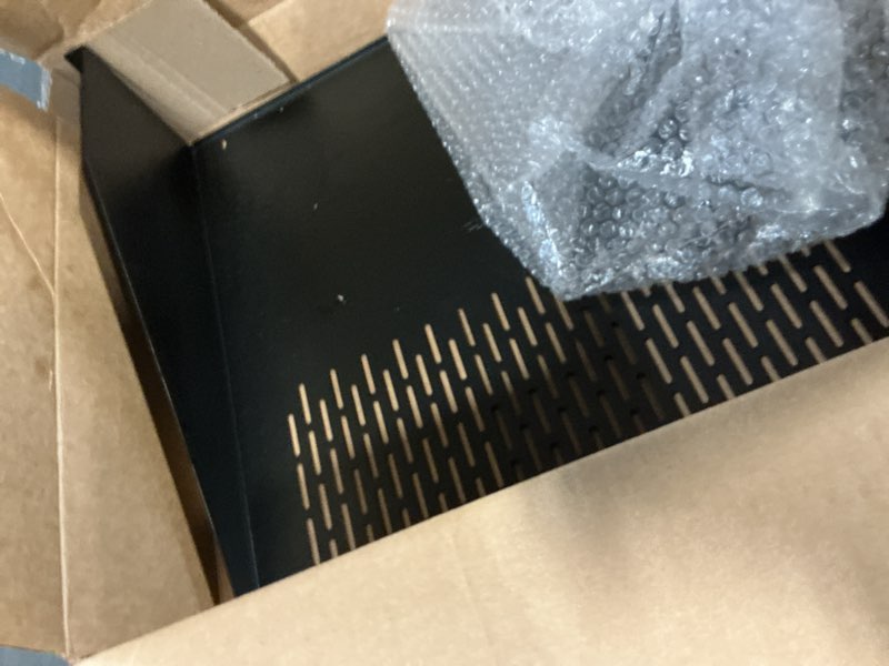 Condition photo showing Good Condition for 1U Sliding Shelf Cantilever Server Shelf 19 Inch Length Vented Shelves Rack for 19 Inch Network Cabinet AVL Audio AV IT DJ Equipment Rack, 1 Machine Depth Up to 15 Inches, Large Capacity