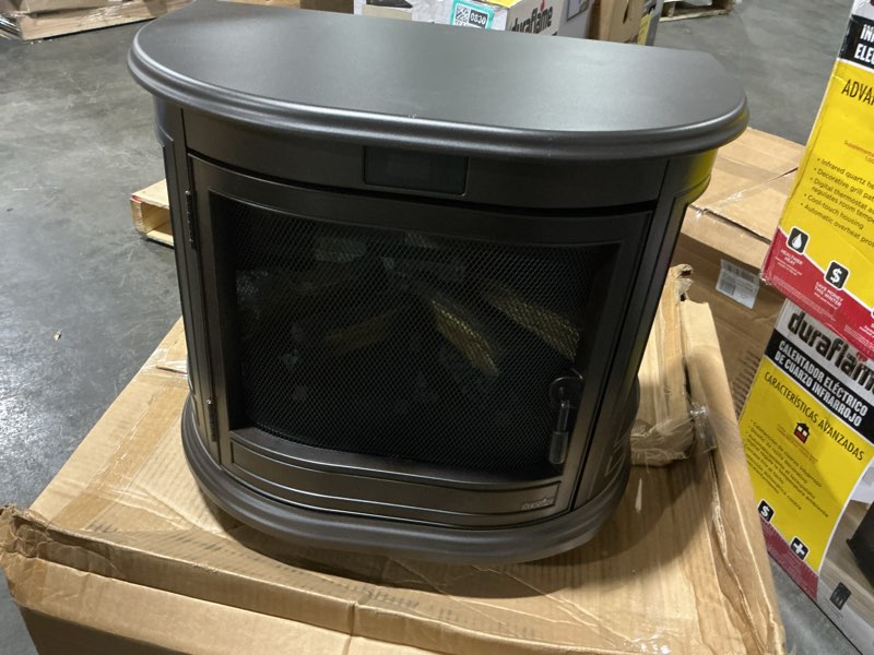 Duraflame infrared quartz electric heater curved front