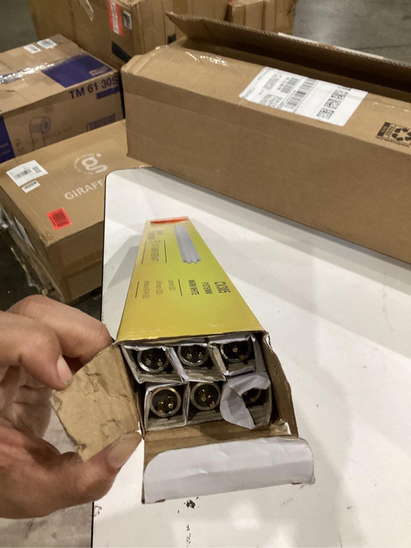 Condition photo showing Good Condition for circle (6 pack) f13t5/ww - t5 fluorescent 3000k warm white - 21" linear - 13 watt t5 - under the counter light bulbs