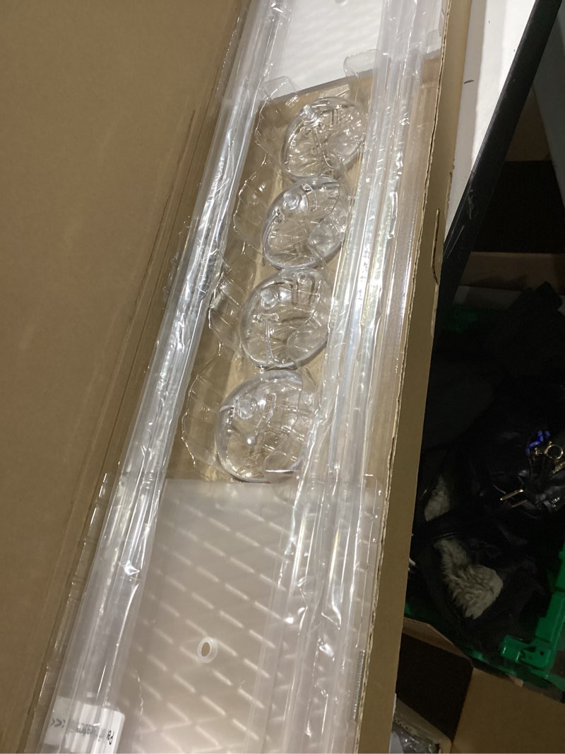 Condition photo showing As Is for TEKXYZ 23.6 Inch Height Clear Acrylic Balloon Stand for Table Centerpiece Decoration, Set of 4 23.6inch 4 Pack
