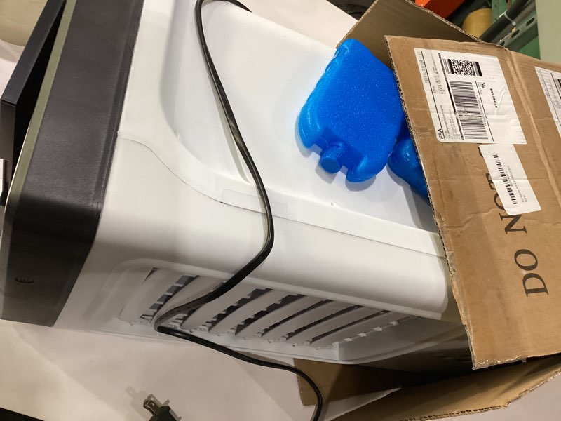 windowless air conditioner, swamp cooler w/ 1.6gal tank, 20h continuous cooling, evaporative air coo