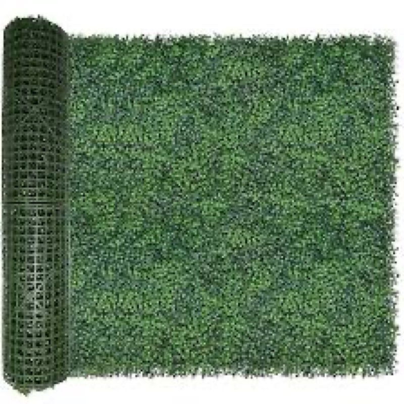 odtory artificial ivy privacy fence wall screen,40x120 in(33.5 sqft) uv-anti faux boxwood roll panel