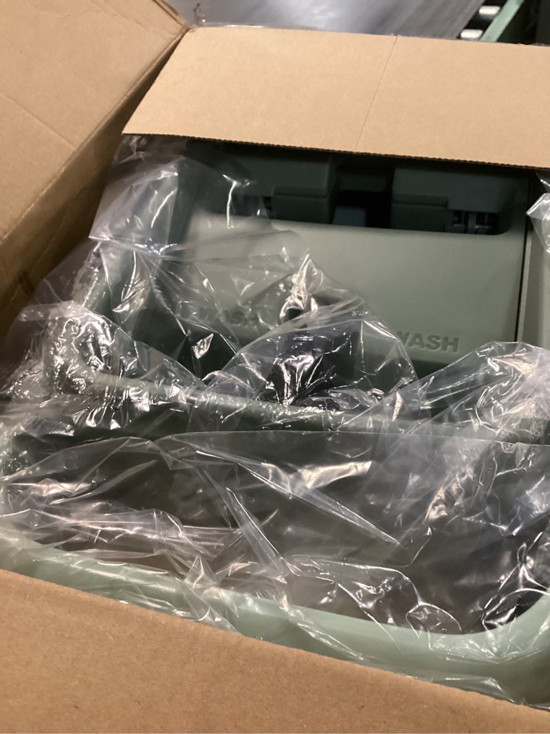 Condition photo showing Good Condition for JOYMOOP Mop and Bucket with Wringer Set, Flat Squeeze Mop with Bucket (X-Large), Dust Mop for Wall Cleaner with Long Handle, Microfiber Mop - Green Bucket with 3 Reusable 15" Pads X-L Green Bucket #5 + 60" Flat Mop + 3 Pads