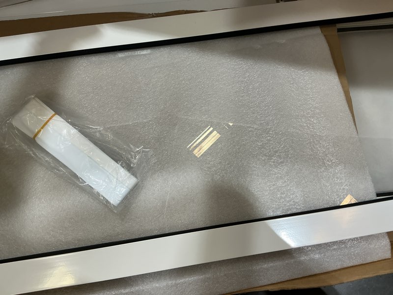 Condition photo showing As Is for glass door slide