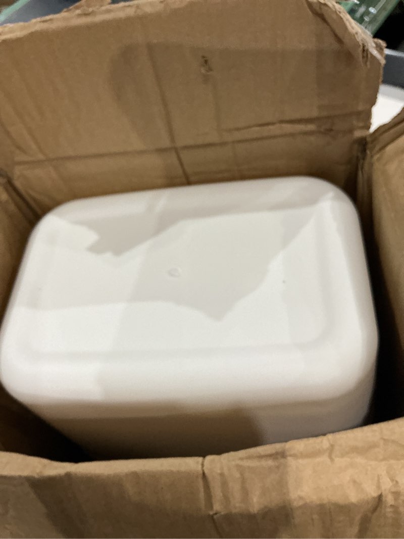 Condition photo showing Good Condition for orgidol 10 pack white plastic storage bins, storage container for organizing, storage boxes with handle for shelves, cute organizer bins for craft, snacks, pantry, cabinet, 9.69x6.7x5.7 inch 10pack white