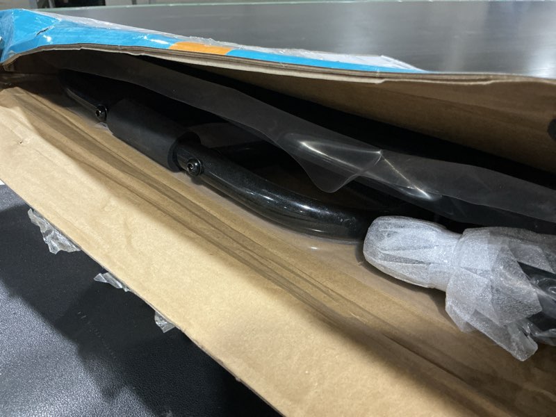 Condition photo showing Good Condition for stander ez adjust bed rail, adjustable senior bedrail and safety assist railing for elderly adults with organizer pouch, astm safety approved guard-rail, black
