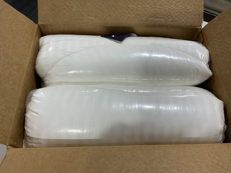 Condition photo showing New/Like New for Beckham Hotel Collection Bed Pillows Standard/Queen Size Set of 2 - Original Soft Down Alternative Pillow for Sleeping - Soft Support for Back, Stomach or Side Sleepers Queen / Standard White
