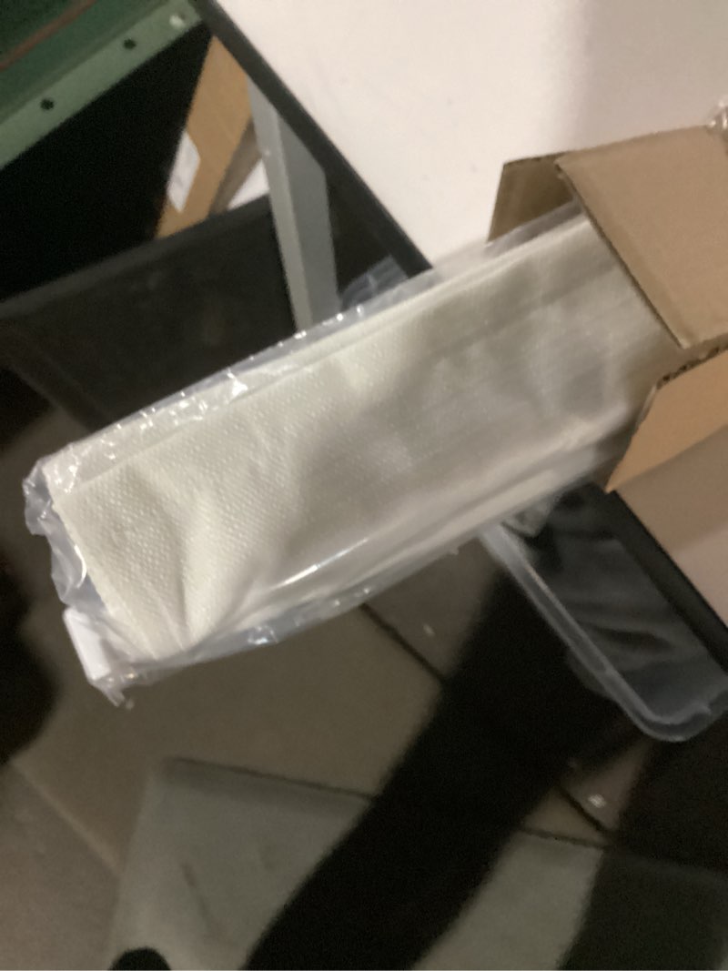 Condition photo showing Good Condition for LazBlinds No Drill Roman Shades for Windows, Cordless Light Filtering Window Shades with UV Protection, Polyester Fabric for Bedroom & Living Room, 29" W x 64" H, Off White Light Filtering - Off White 29"W x 64"H