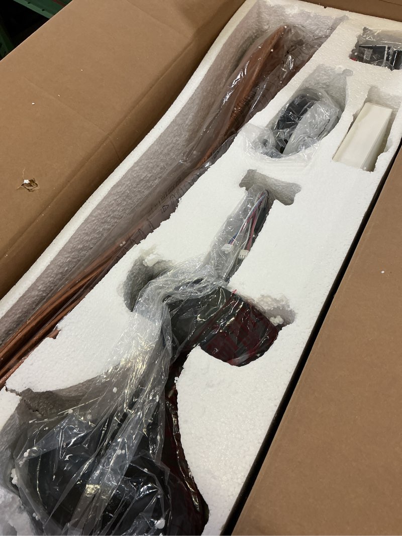 Condition photo showing Good Condition for 52 inch ceiling fan with dimmable memory led light, quiet dc motor high airflow ceiling fan with 6 adjustable speeds, reversible all season function for multiple indoor spaces etl and fcc certified