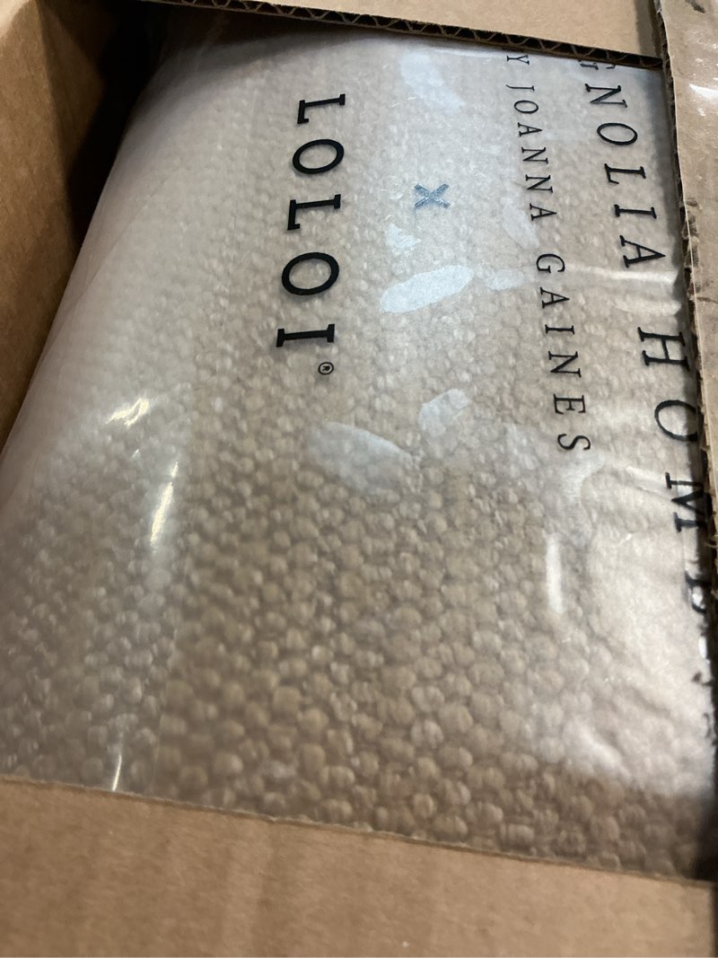 Condition photo showing Good Condition for Loloi Magnolia Home by Joanna Gaines Jett Collection PMH0063 Beige 13'' x 21'' Cover w/Poly Pillow