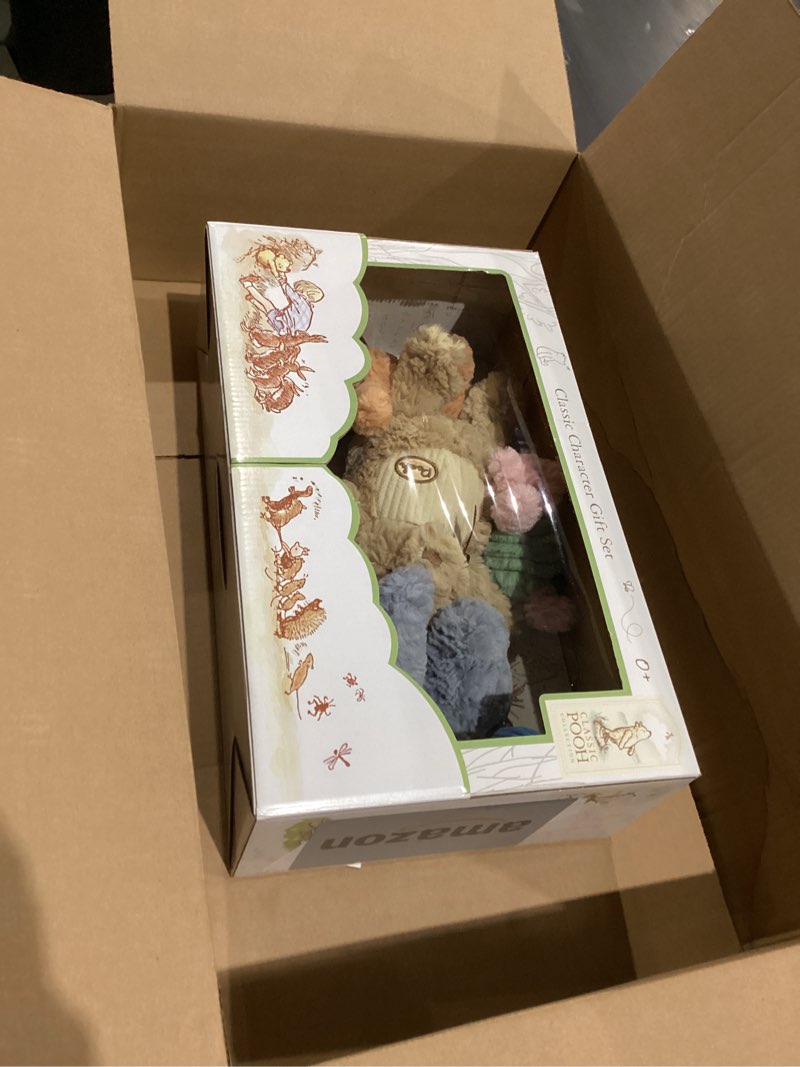 Condition photo showing As Is for KIDS PREFERRED Disney Baby Classic Winnie The Pooh and Friends 4 Piece Plush Collector Set Stuffed Animals