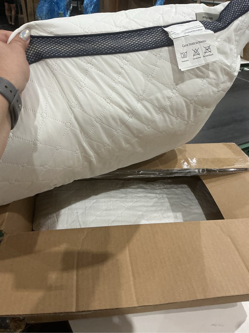 Condition photo showing As Is for meoflaw pillows for sleeping(2-pack), luxury hotel pillows standard size set of 2,bed pillows for side and back sleeper (standard) standard (pack of 2)