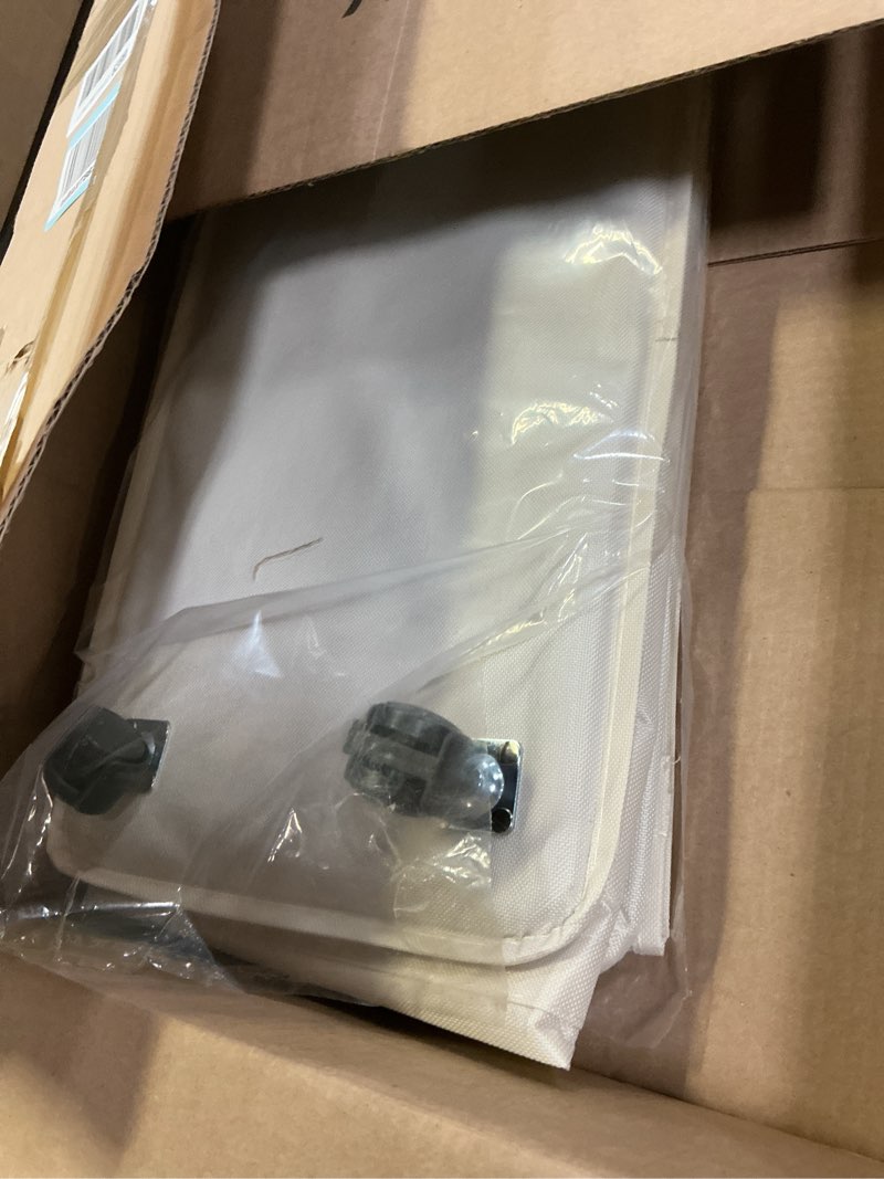 Condition photo showing As Is for 85L Laundry Hamper with Wheels, Lid, Handles & Collapsible, Slim Tall Rolling Laundry Basket for Small Spaces, Foldable Dirty Clothes Organizer for Bedroom, Dorm, Laundry Room, Bathroom,Beige