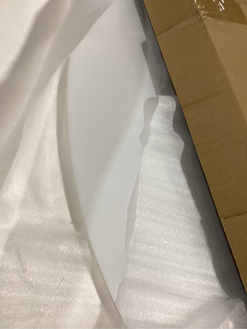 Condition photo showing Good Condition for Basement Window Well Covers Outside, Heavy-Duty Egress Window Well Cover Clear, All-Weather Against Debris, UV Resistant, Tear-Resistant, Waterproof, Windproof (Only Cover)39" X 18" 39*18