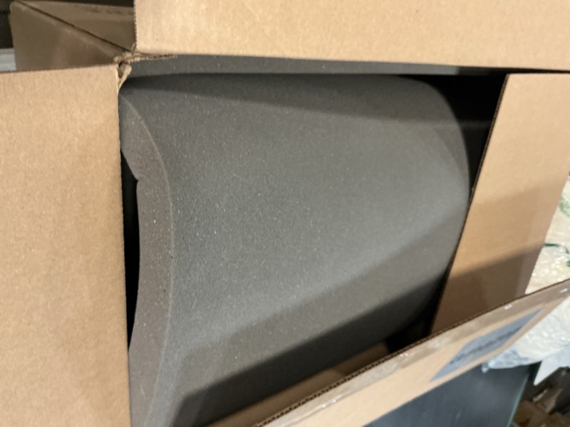 Condition photo showing As Is for Gel Memory Foam Mattress Topper brown 