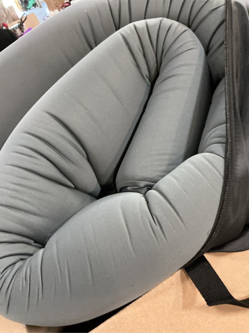 Condition photo showing As Is for joytutus suv air mattress camping bed black suv air mattress with built-in pump