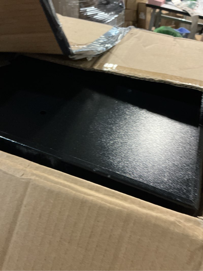 Condition photo showing As Is for bonsaii security safe box,1.2 cubic feet large document safe box,new type of digital keypad lock,removable shelf for money,jewelry and valuables,12.99 x 14.17 x 12.99 inches 1.20 cu.ft. (new lock)