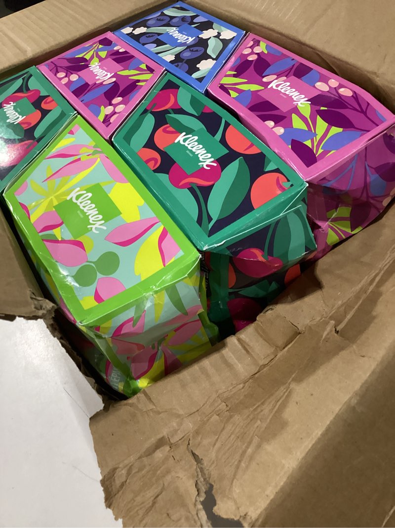 Condition photo showing New/Like New for Kleenex Disposable Paper Hand Towels, 6 Boxes, 60 Tissues per Box (360 Total Tissues), Packaging May Vary 60 Towels (Pack of 6) White