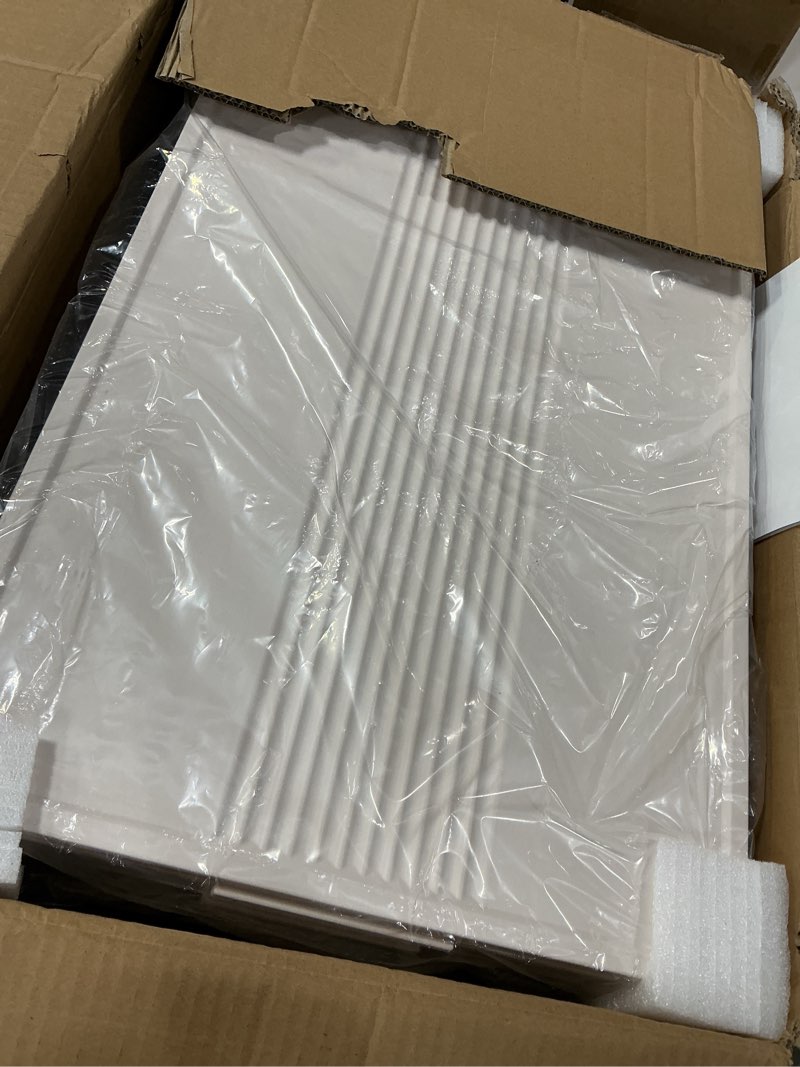Condition photo showing Good Condition for sailun 145gal/580qt stackable storage bins folding collapsible storage bins with lid, closet organizers and storage box with door beige 26" w x 17" d x 71" h 5 pack-26" w x 17" d x 71" h white