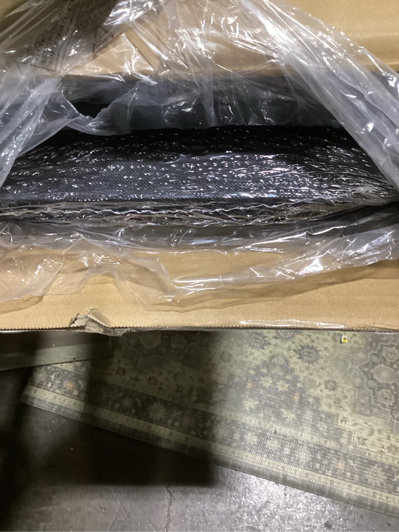 Condition photo showing New/Like New for Fabric Dresser for Bedroom, Tall Skinny Dresser with 6 Drawers, Storage Organizer Tower, Steel Frame Wooden Top for Closet, Living Room, Hallway(Rustic Brown)